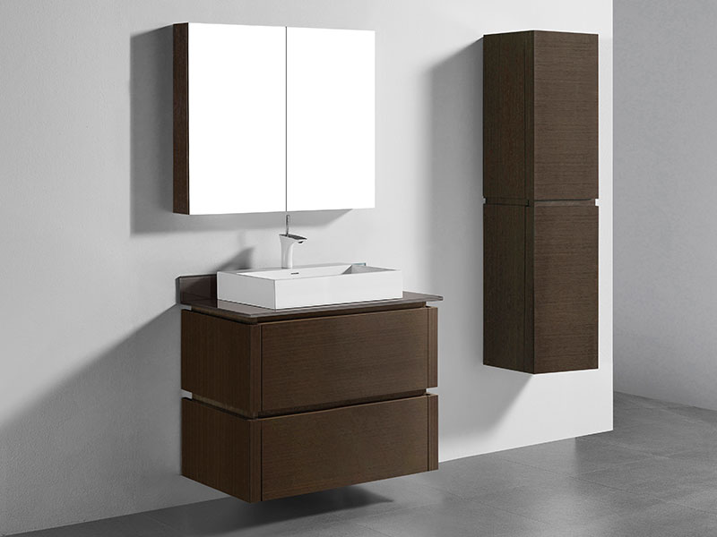 Madeli Functional Elegance, Malika 24 Wall Mounted Single Bathroom Vanity Set
